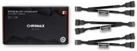 Noctua NA-SYC1 chromax.black, 2-Wege-PC-L&uuml;fter-Splitter 3er Pack | &Auml;sthetisch