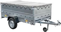 Garden Trailer 230 Kipp mit st&uuml;tzrad anh&auml;nger oder Leinwand, Grau Anh&auml;nger...