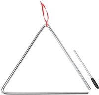 XDrum Triangel mit Schl&auml;gel 25 cm, Schnelle Ansprache, Material: Stahl 