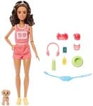 Barbie Style Made to Move Wellness L&auml;uferin Puppe | Mit pinkem Barbiecore-Trikot &