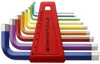PB Swiss Tools Rainbow Inbussleutelset