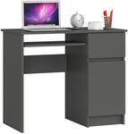 AKORD Piksel Schreibtisch Klein mit Schubladen | Office Desk | Computertisch 