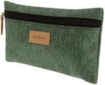 Herlitz 50039142 Faulenzer flach, GREENline RPET, Knit green, 1 St&uuml;ck, Mehrfarbig