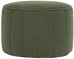 Icon Milano Boucl&eacute; Sitzsack Hocker mit F&uuml;llung, Gr&uuml;n | In Deutschland...
