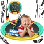 KESSER&reg; Nestschaukel Tellerschaukel H&auml;ngeschaukel Rundschaukel &Oslash; 60cm...