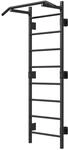 QLS Sprossenwand mit Klimmzugstange Stahl bis 250 kg 228 cm Schwarz |...