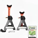 Mucola Unterstellbock St&uuml;tzb&ouml;cke 2er Set 3 t h&ouml;henverstellbar 28-42,5 cm |...