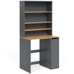 Vicco Waschmaschinenschrank Viktor, Anthrazit/Eiche, 93.6 x 88.2 cm | 2 Teile...