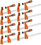 VEVOR Schraubzwingen, 8er-Pack, 15,24 cm & 30,48 cm F-Zwingen, 272 kg...