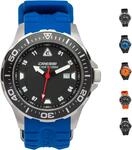 CRESSI Manta Taucheruhr f&uuml;r Herren und Damen, Edelstahlgeh&auml;use, Kristallglas,