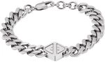 Emporio Armani Herrenarmband aus Edelstahl oder Perlen mit Karabinerverschluss