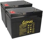 Ersatzakku f. Meyra Optimus, Sprint und iChair 2X Kung Long Bleiakku 12V 80Ah