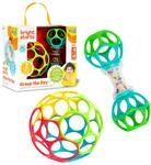 Bright Starts Easy-Grasp Oball Bundle Geschenk-Set - Grasp the Day, Ball und