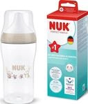 NUK Perfect Match Babyflasche | 3+ Monate | 260 ml | Anti-Kolik-Babyflasche | PP 