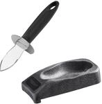 Westmark Austern-Set: 1 Austernbrecher, beidseitig geschliffene Klinge + 1