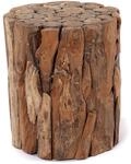 CREEDWOOD Holz S&Auml;ULE Malea 40 | Treibholz, 40cm | Blumen Podest massiv,...