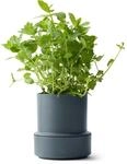 Crushgrind Billund Blumentopf mit Bew&auml;sserungssystem Blau | Self Watering Pot f&uuml;r