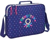BENETTON DROP - Schultasche, Aktentasche, Umh&auml;ngetasche, bequem und vielseitig,