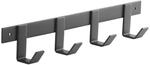 SOTECH Blackline ALBA (klein) Hakenleiste 345 mm mit 4 Haken | schwarz
