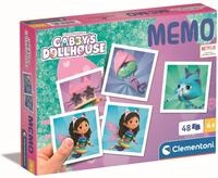 Clementoni Memo Pocket Gabby's Dollhouse - Spiel f&uuml;r Kinder ab 4 Jahren |...