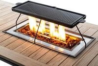 MANIA Grillplatte f&uuml;r Feuertisch Einbaumodell - Grill Platte passend f&uuml;r Mania