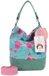 Fritzi x Frida Kahlo Izzy07 Limited Canvas Hobo Bag Damen Schultertasche