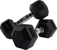 VirtuFit Hexa Kurzhantel Dumbbell Set &ndash; 2 x 12,5 kg