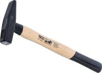 BGS 52302 | Schlosserhammer | Hickory-Stiel | DIN 1041 | 200 g | Werkzeugstahl (C45)