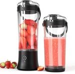 TOPESCT Tragbarer Mixer f&uuml;r Shakes und Smoothies,USB-C-wiederaufladbarer Mini-Mixer