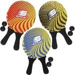 Sunflex&reg; Neopren Beachball Set Splash mit Zwei Schl&auml;gern und Zwei B&auml;llen...