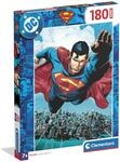 Clementoni 29801 Superman &ndash; Super Puzzle 180 Teile, dynamisches Superheldenmotiv,