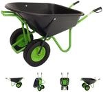TRUTZHOLM 2-Rad Schubkarre 160 L 220 kg Gartenschubkarre Schiebkarre Hofkarre