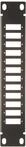 Delock 10&Prime; LWL Patchpanel 12 Port f&uuml;r SC Duplex/LC Quad 1 HE schwarz