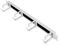 ROLINE 19-Zoll Rangierpanel 1 HE, mit B&uuml;rstenleiste 44x60mm grau