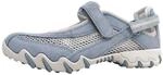 Allrounder Sneaker NIRO 91/06, Velourleder mit offenem Mesh, Hellblau, Fu&szlig;bett...