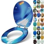 SANFINO&reg; Premium WC Sitz mit Absenkautomatik &ndash; hochwertige Toilettendeckel...