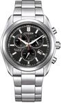 Citizen Eco-Drive Herren-Armbanduhr Solar Chronograph Titan/Schwarz