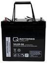 Q-Batteries 12LCP-56 12V 56Ah Blei Akku Zyklentyp AGM Deep Cycle VRLA