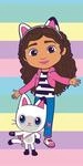 Jerry Fabrics Gabby's Dollhouse Duschtuch Strandtuch Badetuch 70 x 140 cm