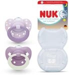 NUK First Choice Classic Day & Night Baby Schnuller | 6-18 Monate | Orthodontische