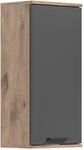 xonox.home - H&auml;ngeschrank Mason 37x77x24 cm in Nox Eiche und Basalt grau -