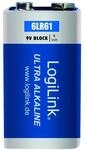 LogiLink 6LR61B1 Block 9V Batterie (Blister mit 1 St&uuml;ck) blau