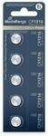 MediaRange: Lithium Knopfzellen CR1216 3V 5er-Pack | 5er-Pack | langlebige Energie 
