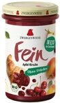 Zwergenwiese Fein Fruchtaufstrich, Apfel-Kirsche, 280g