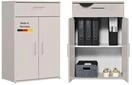 mokebo Mehrzweckschrank B&uuml;roschrank 'Der Praktische' (60x90 cm) Made in...