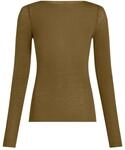 HUNKEM&Ouml;LLER Super Soft Shirt aus Kaschmir-Mix mit U-Boot-Ausschnitt