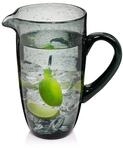 S&Auml;NGER Wasserkrug London 1,15 L, Glaskaraffe Grau mit Griff, Wasserkaraffe |...