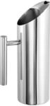 APS 10695 Wasserkanne/Pitcher &Oslash; 9 cm, H: 27,5 cm, 1,2 Liter, 18/8 Edelstahl, silber