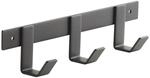 SOTECH Blackline ALBA (klein) Hakenleiste 257 mm mit 3 Haken | schwarz...