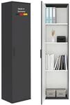 mokebo schmaler Schrank Anthrazit Der Kompakte 180x42 cm Made in Germany |...